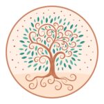 kleine (getekende) levensboom in cirkel
